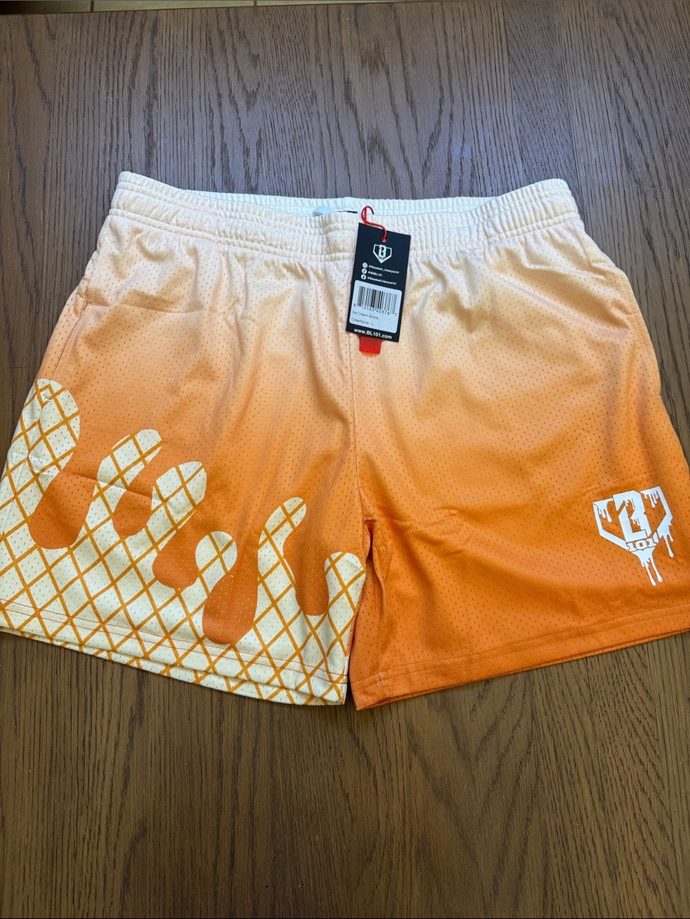 NWT Baseball 101 Men’s Shorts Large